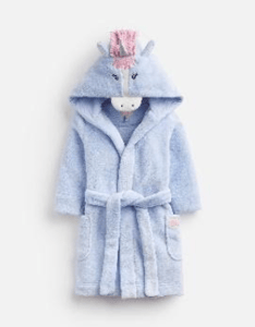 Z_ODRUNICRN-SKYBUNI Light blue unicorn robe  100% polyester 1 through 12